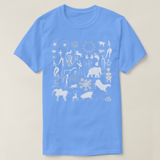Cave paintings aboriginal art T-Shirt (Design Front)