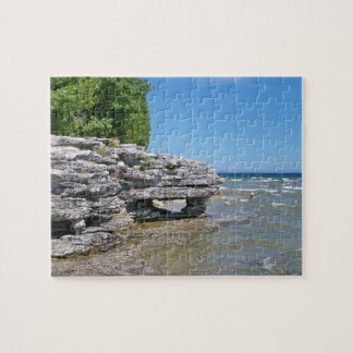 Cave Point Park Shoreline Jigsaw Puzzle