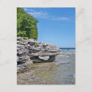 Cave Point Shoreline Postcard