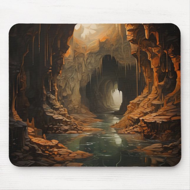 Cave River Nature Mouse Mat (Front)