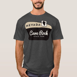 Cave Rock State Park Nevada Welcome Sign T-Shirt