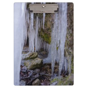 Cave Tunnel Of Ice Clipboard