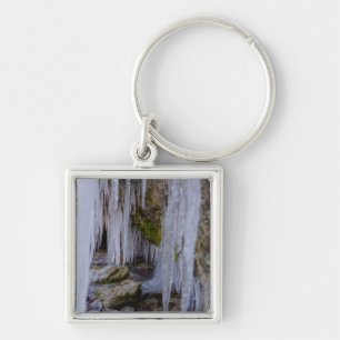 Cave Tunnel Of Ice Key Ring