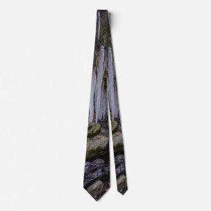 Cave Tunnel Of Ice Neck Tie