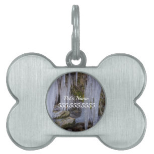 Cave Tunnel Of Ice Pet Tag