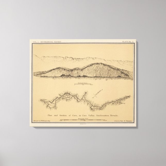Cave Valley, Nevada Canvas Print (Front)