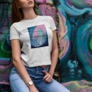 Cave With Rocks Fantasy Landscape  T-Shirt