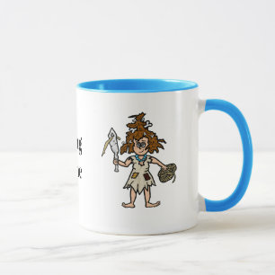 Cave Woman Seamstress Mug