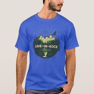CaveinRock State Park Illinois IL Badge Souvenir S T-Shirt