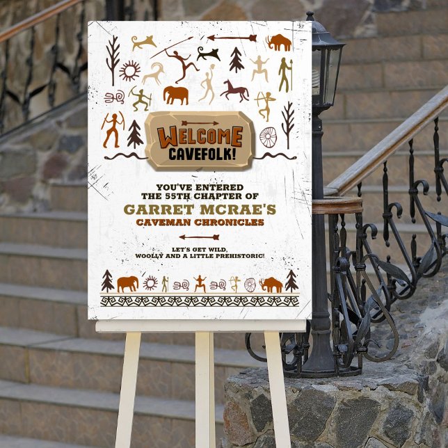 Caveman Chronicles Welcome Sign (Creator Uploaded)
