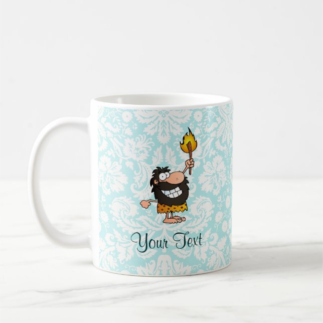 Caveman; Cute Coffee Mug (Left)