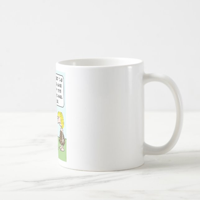 caveman opposable thumb carpal-tunnel syndrome coffee mug (Right)