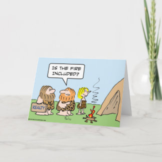 caveman realty fire included card