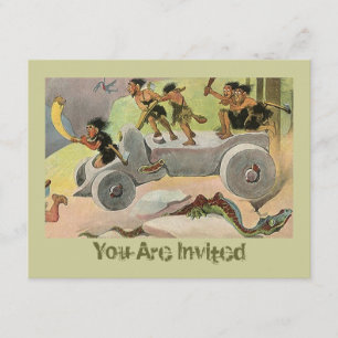 Cavemen Caveman's Holiday Hunting Trip Invitation