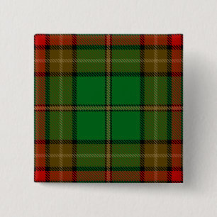 Caven County Irish Tartan 15 Cm Square Badge