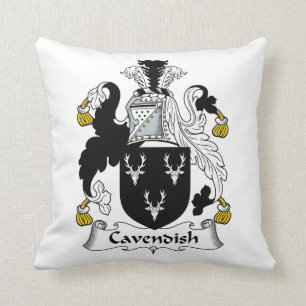 Cavendish Family Crest Cushion