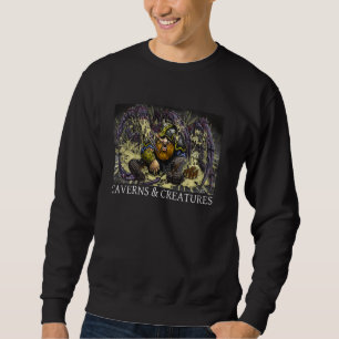 Caverns & Creatures Dave And Giant Spider Sweatshirt