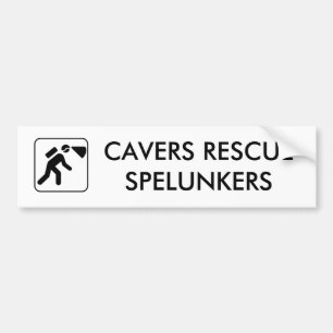 Cavers Rescue Spelunkers Bumper Stickers