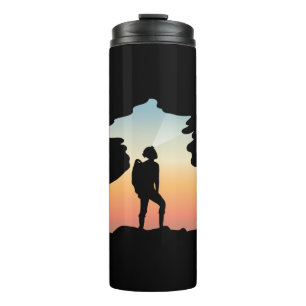 Caves are my Happy Place - Caving Art Thermal Tumbler