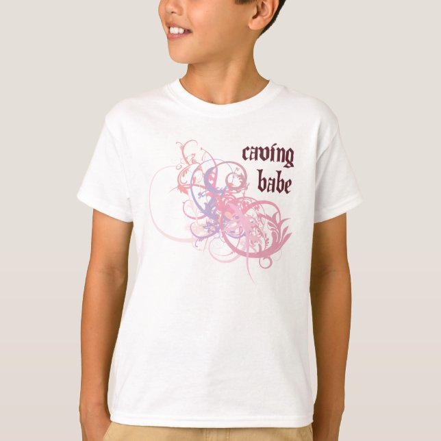 Caving Babe T-Shirt (Front)