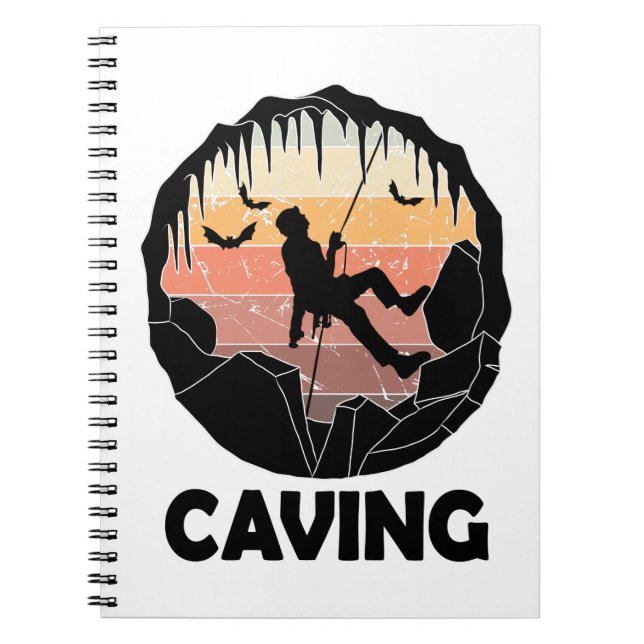 Caving - Cave Exploration Speleology Notebook (Front)