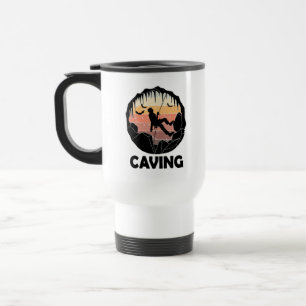 Caving - Cave Exploration Speleology Travel Mug