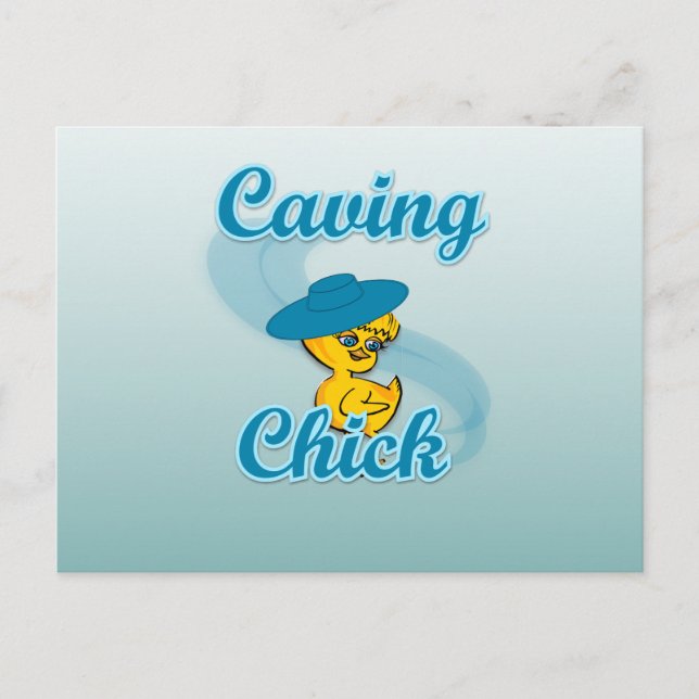 Caving Chick #3 Postcard (Front)