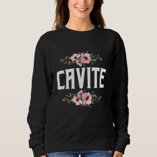 Cavite Philippines flower Design Patriotism Sweatshirt