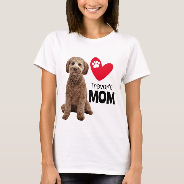 Cavoodle Personalised Mum T-Shirt (Front)