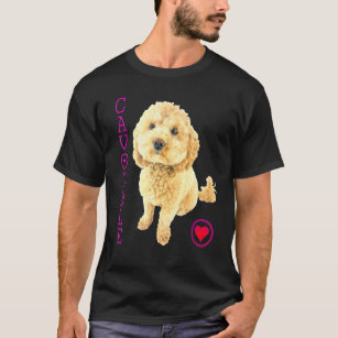 Cavoodle Puppy Dog Poodle Cross Noodle Super Cute  T-Shirt