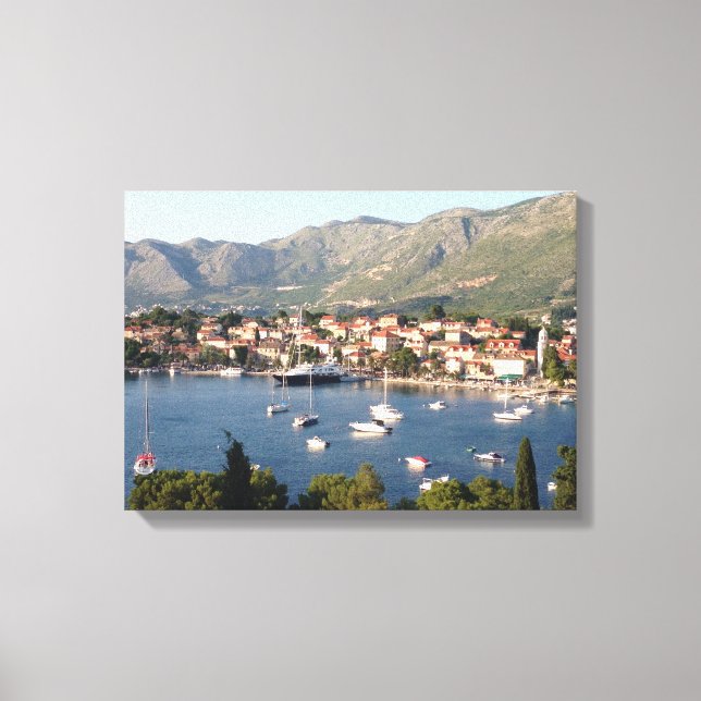 Cavtat, Croatia Canvas Print (Front)
