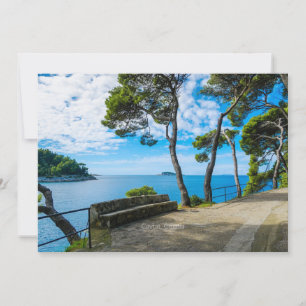 Cavtat, Croatia picturesque photograph, Card