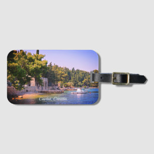 Cavtat, Croatia View of Beach Luggage Tag