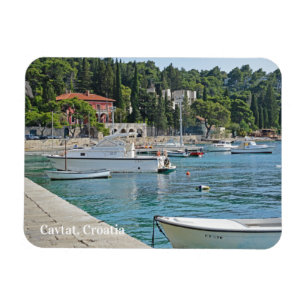 Cavtat, Croatia view of the Water Holiday Magnet