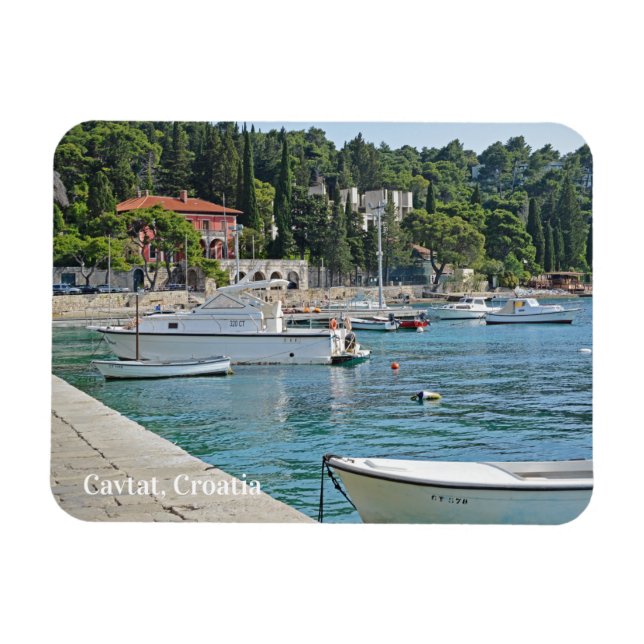 Cavtat, Croatia view of the Water Holiday Magnet (Horizontal)