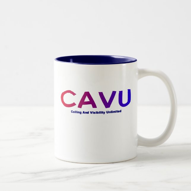 CAVU Two-Tone COFFEE MUG (Right)