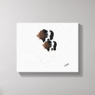 Cavvas Art : Caught In A Blizzard Canvas Print