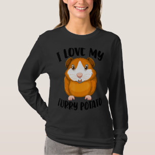Cavy Guinea Pig Owners I Love My Furry Potato T-Shirt