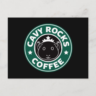 Cavy Rocks Coffee Postcard