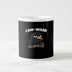 Caw-Ward Funny Quote Large Coffee Mug