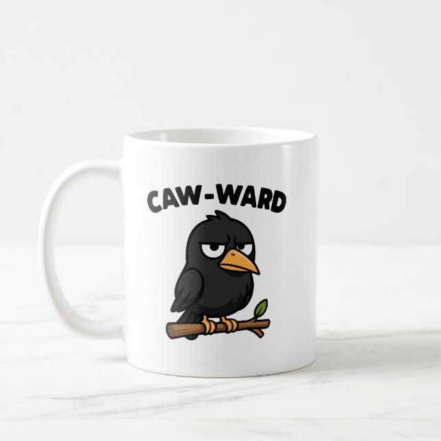CAW-WARD! T-Shirt Coffee Mug (Left)
