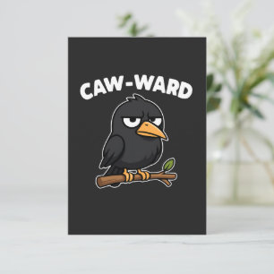 CAW-WARD! THANK YOU CARD
