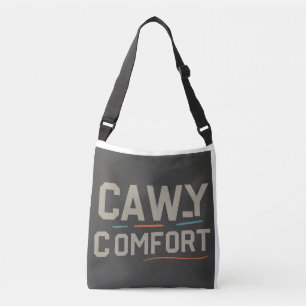 CAW_Y comfort two colour letter design Crossbody Bag