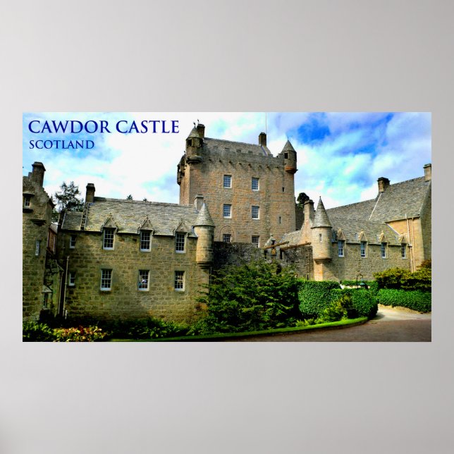 cawdor castle scotland poster (Front)