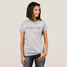 #cawfeetawk grey t-shirt (no lips)
