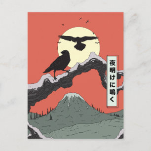 Cawing at Dawn Postcard