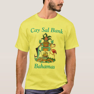 Cay Sal Bank, Bahamas with Coat of Arms T-Shirt