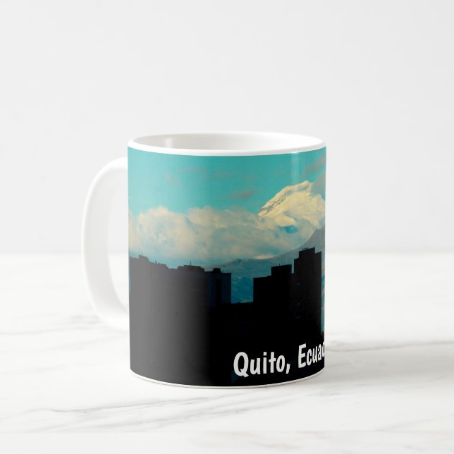 Cayambe volcano, Quito, Ecuador Coffee Mug (Front Left)