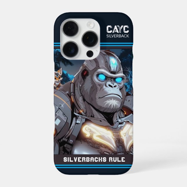 CAYC Silverbacks Rule iPhone Case (Back)