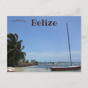 Caye Caulker Belise Postcard